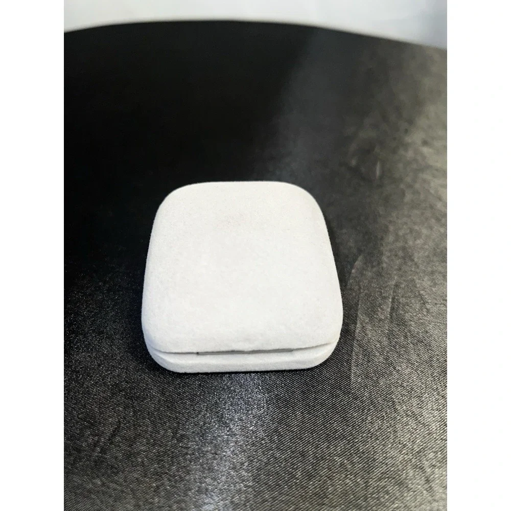 Gray Velvet Jewelry Box | Earring or Pendant Gift Box